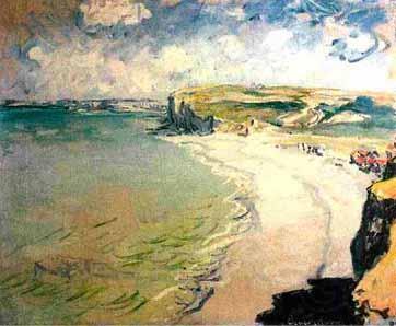 Claude Monet Beach in Pourville Spain oil painting art